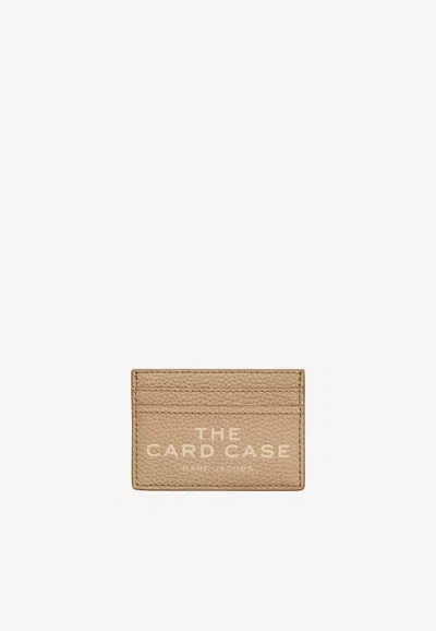 Marc Jacobs Grained Leather Cardholder In Camel