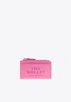 Marc Jacobs The Leather Top Zip Multi Wallet In Pink