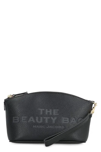 Marc Jacobs Grainy Leather Clutch In Black