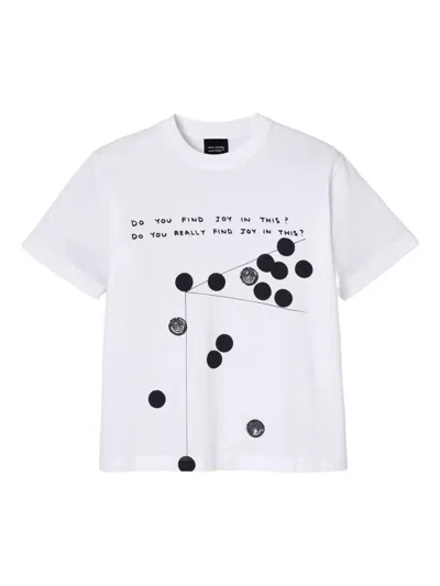Marc Jacobs Graphic-print Box Tee In White