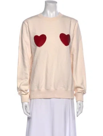 Pre-owned Marc Jacobs Graphic Print Crew Neck Sweatshirt In Neutral