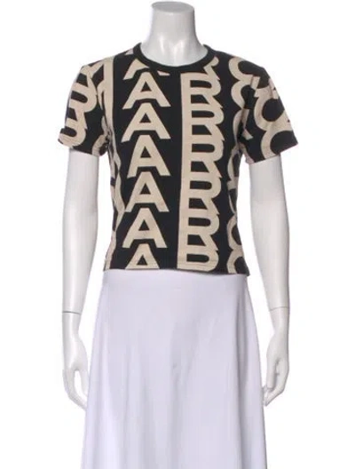 Pre-owned Marc Jacobs Graphic Print Crew Neck T-shirt