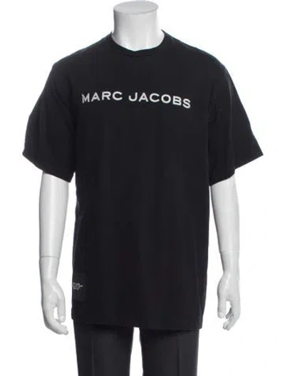 Pre-owned Marc Jacobs Graphic Print Crew Neck T-shirt In Blue
