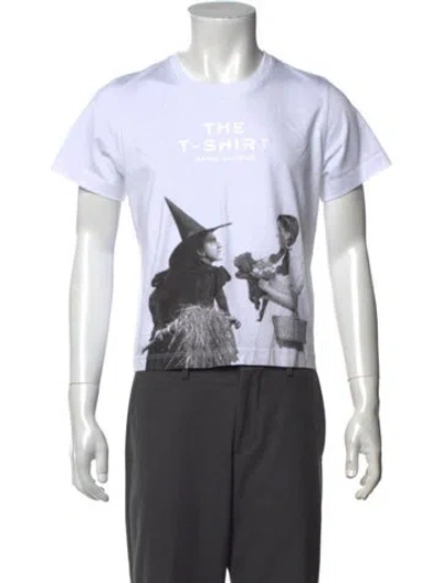 Pre-owned Marc Jacobs Graphic Print Crew Neck T-shirt In Grey