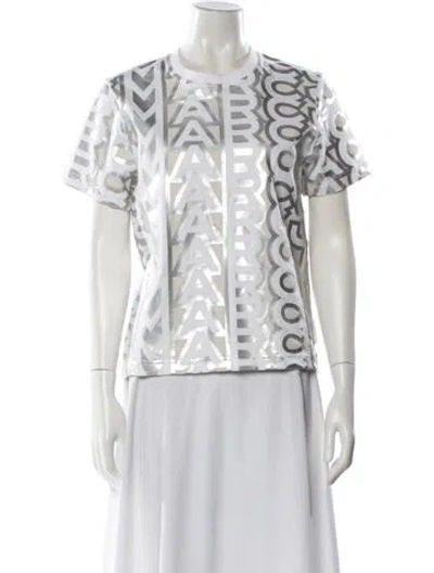 Pre-owned Marc Jacobs Graphic Print Crew Neck T-shirt In Multi