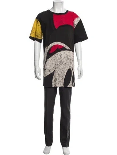 Pre-owned Marc Jacobs Graphic Print Crew Neck T-shirt In Multi