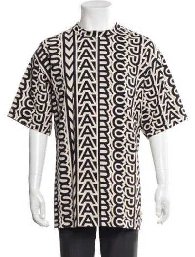 Pre-owned Marc Jacobs Graphic Print Crew Neck T-shirt In Neutrals