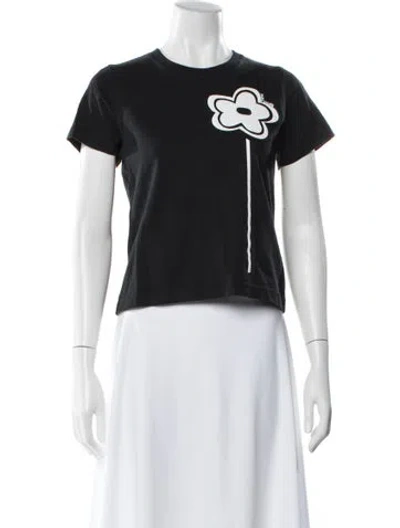 Pre-owned Marc Jacobs Graphic Print Crew Neck T-shirt In White