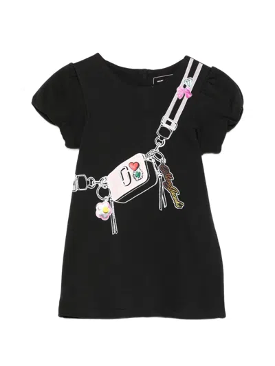 Marc Jacobs Graphic-print Dress In Black