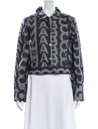 Pre-owned Marc Jacobs Graphic Print Evening Jacket W/ Tags In Blue
