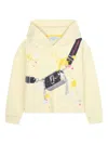 Marc Jacobs Graphic-print Hoodie In Yellow