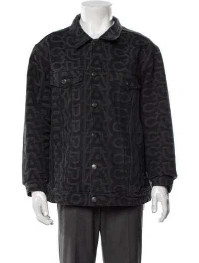 Pre-owned Marc Jacobs Graphic Print Jacket In Blue