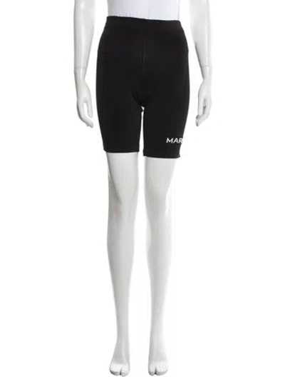 Pre-owned Marc Jacobs Graphic Print Knee-length Shorts In Black