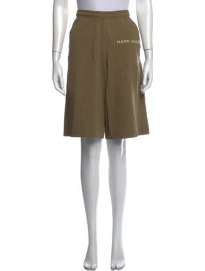 Pre-owned Marc Jacobs Graphic Print Knee-length Shorts In Green