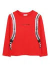 Marc Jacobs Graphic-print Long-sleeve T-shirt In Red