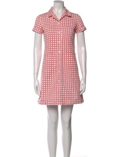 Pre-owned Marc Jacobs Graphic Print Mini Dress In Pink