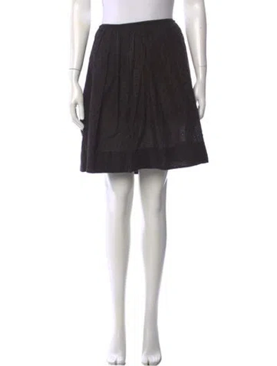 Pre-owned Marc Jacobs Graphic Print Mini Skirt In Black