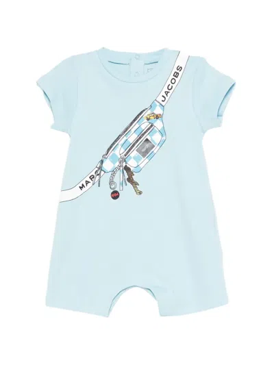 Marc Jacobs Babies' Graphic-print Shorties In Blue