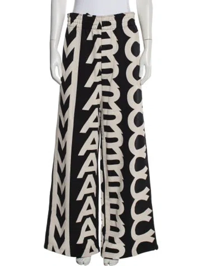 Pre-owned Marc Jacobs Graphic Print Sweatpants W/ Tags In Black