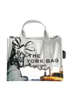 Marc Jacobs Graphic Print Top Handle Tote Bag In White