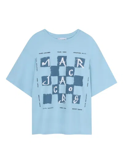 Marc Jacobs Kids' Graphic T-shirt In Blue