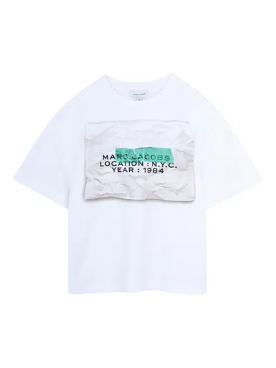 Marc Jacobs Kids' Graphic T-shirt In White