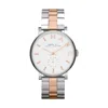 Marc Jacobs Gray Stainless Steel Dress Watch In Metallic
