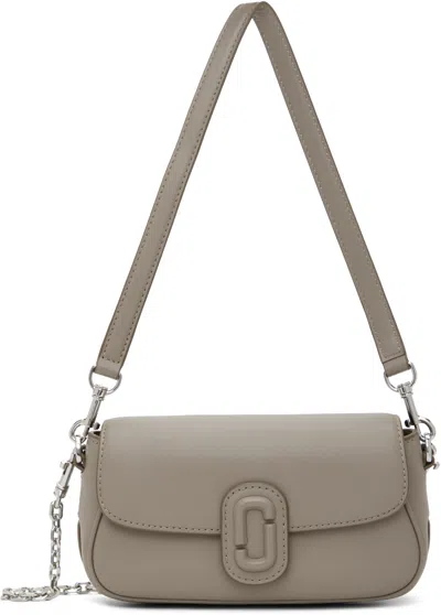 Marc Jacobs Gray 'the Clover' Shoulder Bag In 055 Cement
