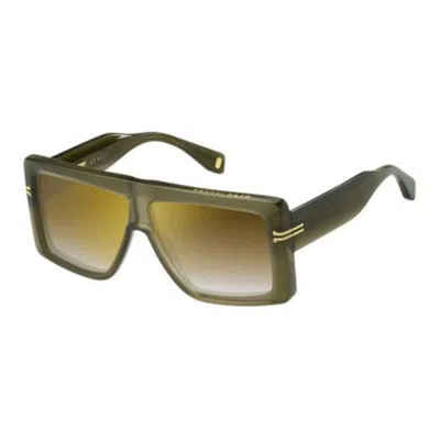 Marc Jacobs Green Plastic Sunglasses In Neutral