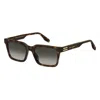 Marc Jacobs Tortoiseshell-effect Square-frame Sunglasses In Brown