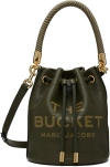 MARC JACOBS GREEN 'THE LEATHER BUCKET' BAG