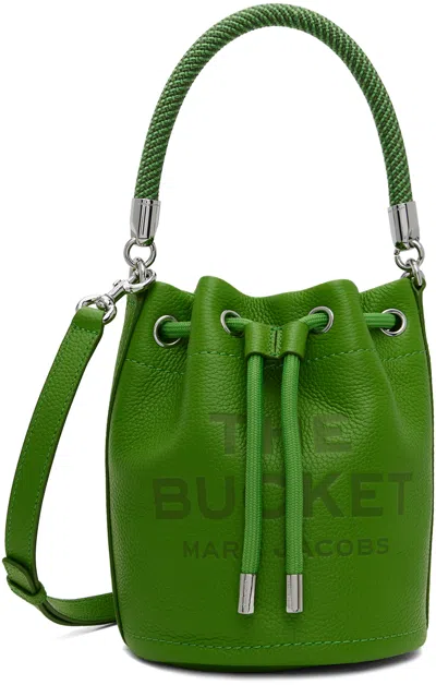 Marc Jacobs Green 'the Leather Bucket' Bag