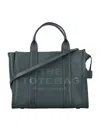 Marc Jacobs Green The Leather Medium Tote In Green
