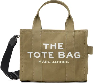 Marc Jacobs Green 'the Small' Tote In 372 Slate Green