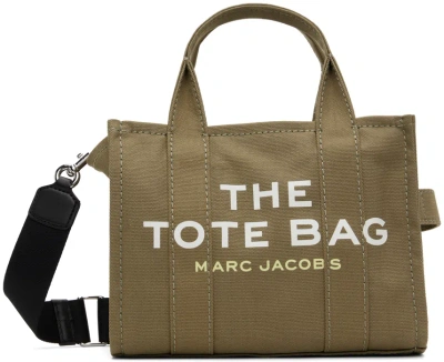 Marc Jacobs Green 'the Small Tote Bag' Tote In 372 Slate Green