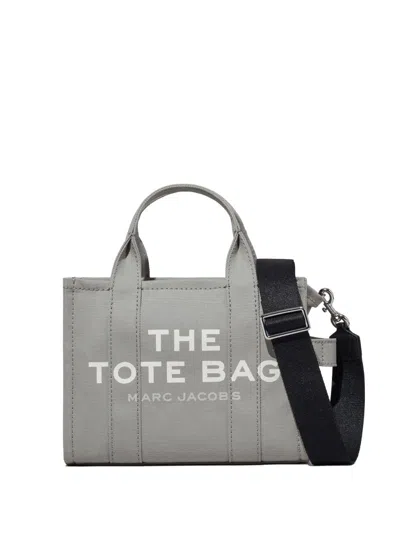 Marc Jacobs The Tote Bag Small Canvas Tote In Grey