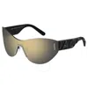 Marc Jacobs Grey Bronze Shield Ladies Sunglasses Marc 737/s 0rhl/jo 99
