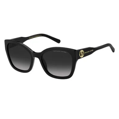 Marc Jacobs Grey Butterfly Ladies Sunglasses Marc 626/s 00807/9o 56 In Black