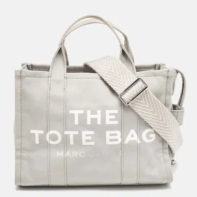 Pre-owned Marc Jacobs Grey Canvas Medium The Tote Bag