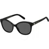 Marc Jacobs Grey Cat Eye Ladies Sunglasses Marc 554/s 0807/ir 55