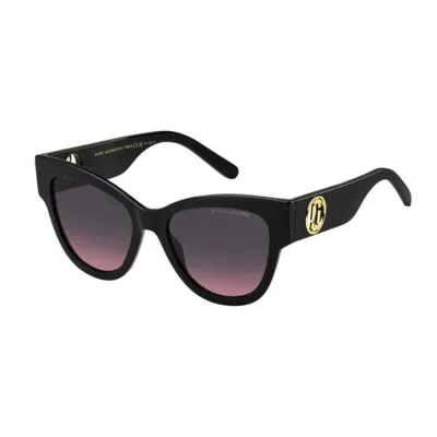 MARC JACOBS MARC JACOBS GREY FUCHSIA CAT EYE LADIES SUNGLASSES MARC 697/S 0807/FF 53