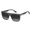 Marc Jacobs Grey Gradient Browline Men's Sunglasses Marc 586/s 0kb7/9o 56 In Black