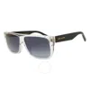Marc Jacobs Grey Gradient Browline Unisex Sunglasses Marc Icon 096/s 0mng/9o 57