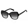 Marc Jacobs Grey Gradient Butterfly Ladies Sunglasses Marc 555/s 0807/9o 55