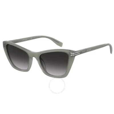 Marc Jacobs Grey Gradient Cat Eye Ladies Sunglasses Mj 1095/s 06cr/9o 53 In Gray