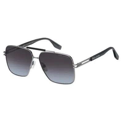 MARC JACOBS MARC JACOBS GREY GRADIENT NAVIGATOR MEN'S SUNGLASSES MARC 716/S 0KB7/98 62