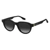 Marc Jacobs Grey Gradient Oval Men's Sunglasses Marc 684/s 0807/9o 52 In Black