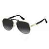 Marc Jacobs Grey Gradient Pilot Men's Sunglasses Marc 673/s 0807/9o 61