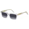 Marc Jacobs Grey Gradient Rectangular Men's Sunglasses Marc 719/s 0900/9o 53 In Transparent