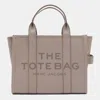 Marc Jacobs Grey Leather The Medium Tote Bag In Gray